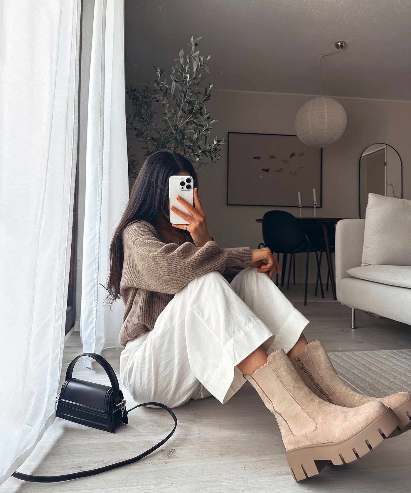 Boots Jeanine Beige Ladypolitan ♡