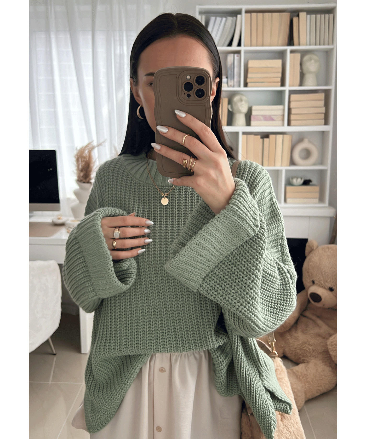 Oversize Pullover Elsa Pistazie  Ladypolitan ♡   