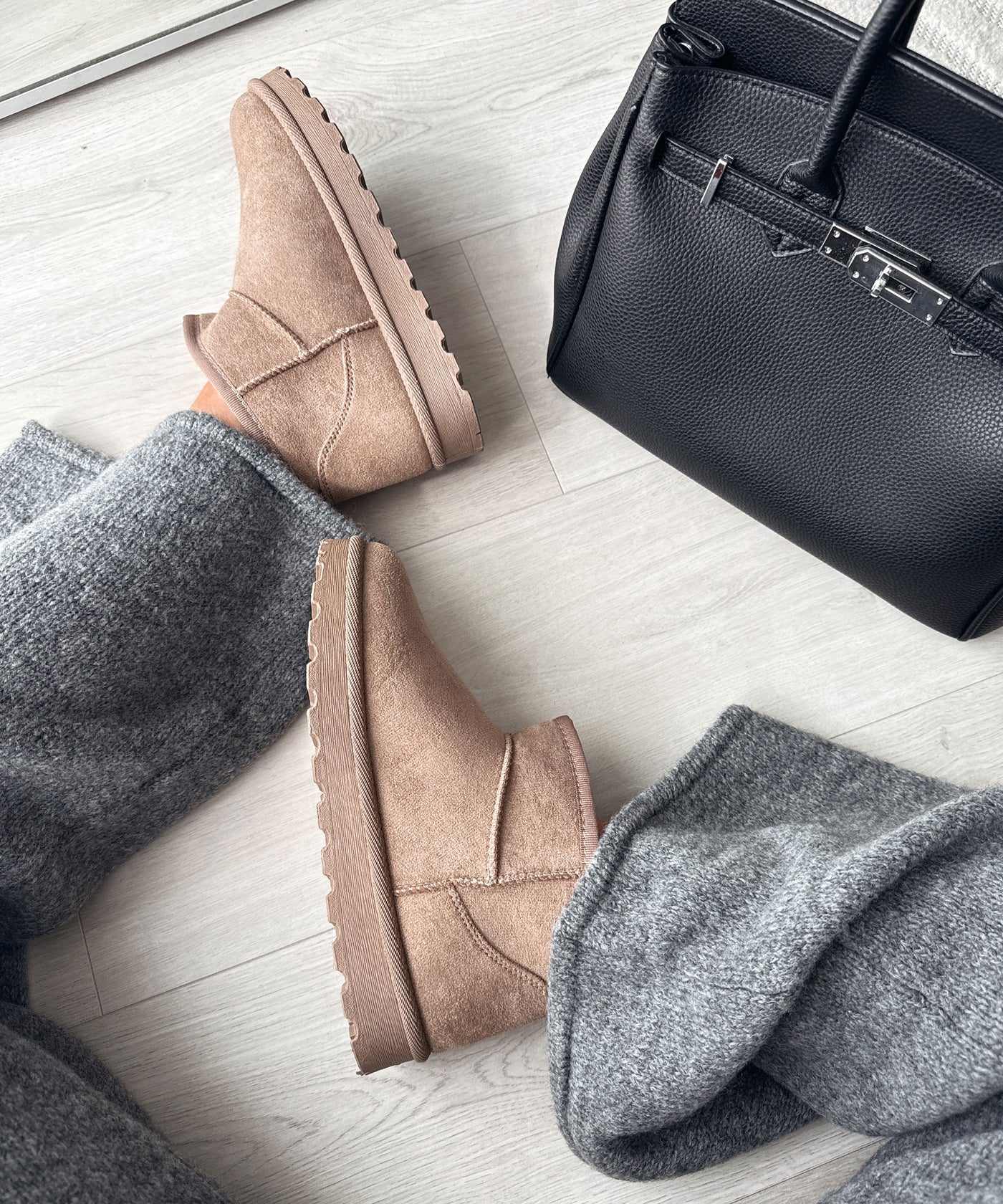 Gefütterte Boots Sana Taupe Ladypolitan ♡