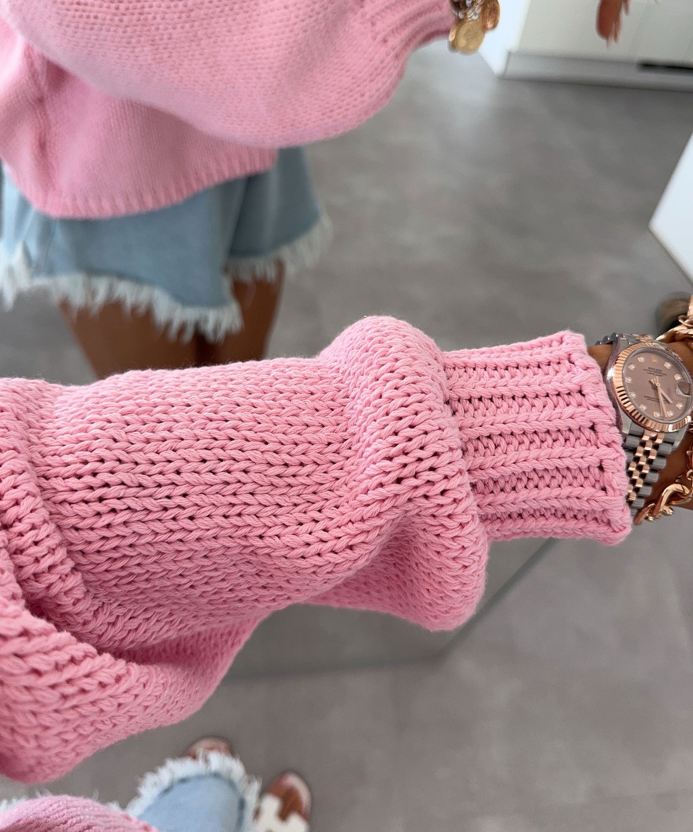 Strickjacke Cora Schleife Hellpink Ladypolitan ♡