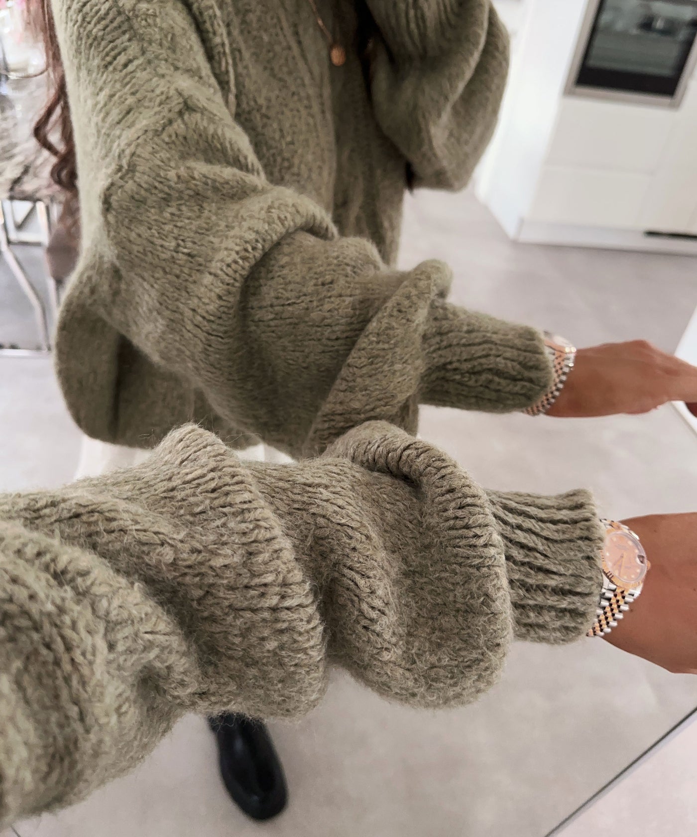 Pullover Leona Khaki  Ladypolitan ♡   