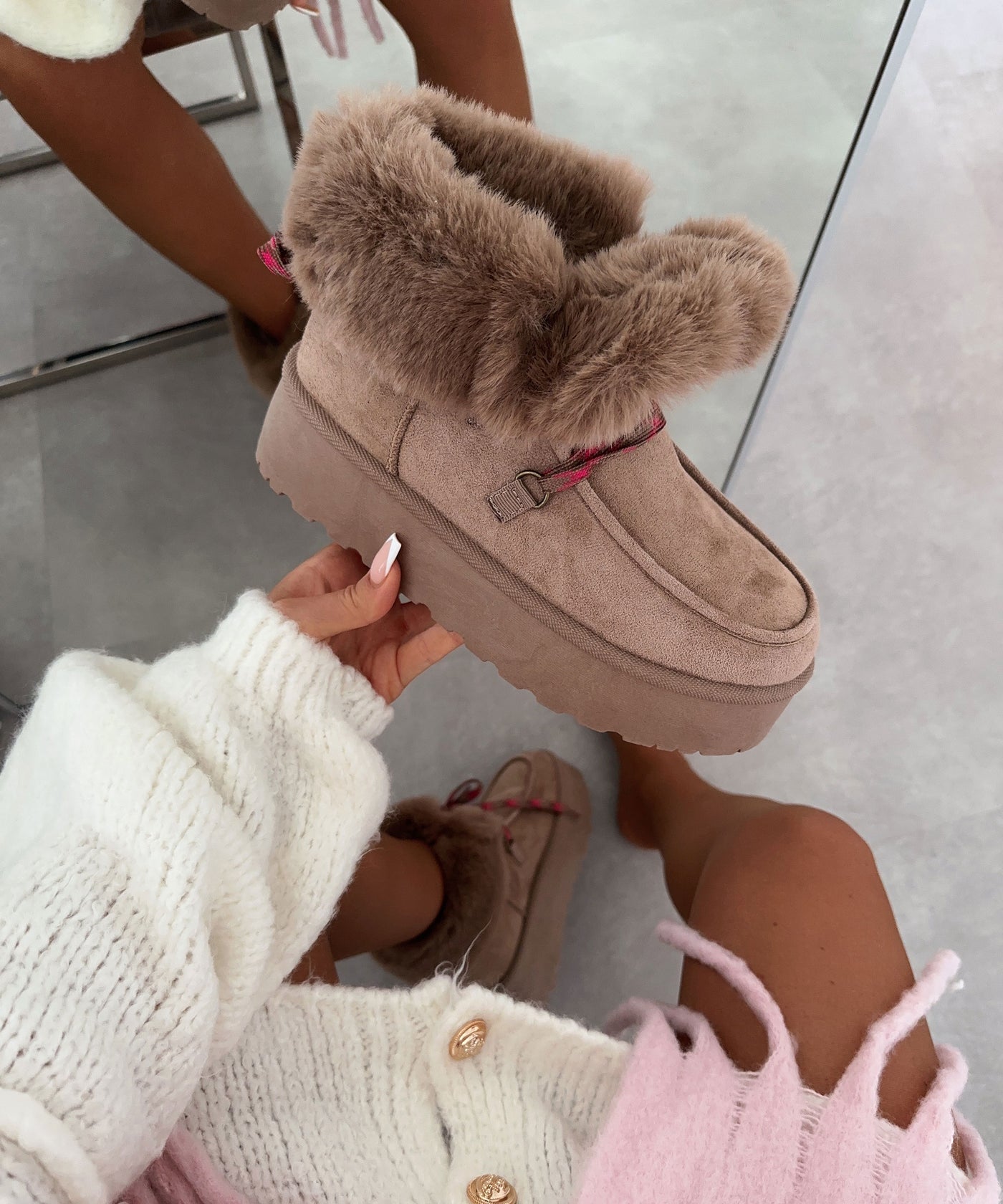 Gefütterte Schneeschuhe Randa Beige  Ladypolitan ♡   