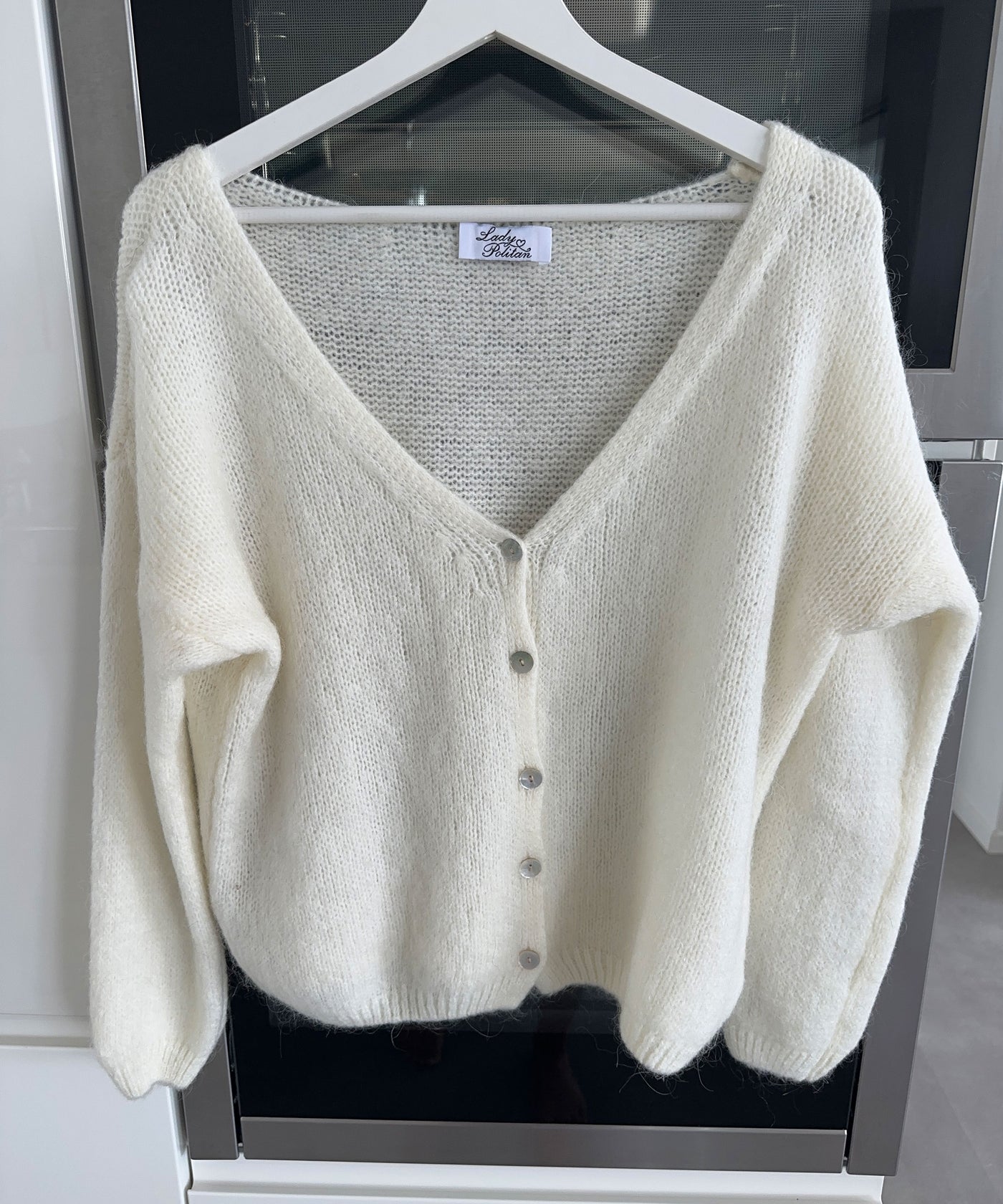 Cardigan Tracey Weiß  Ladypolitan ♡   