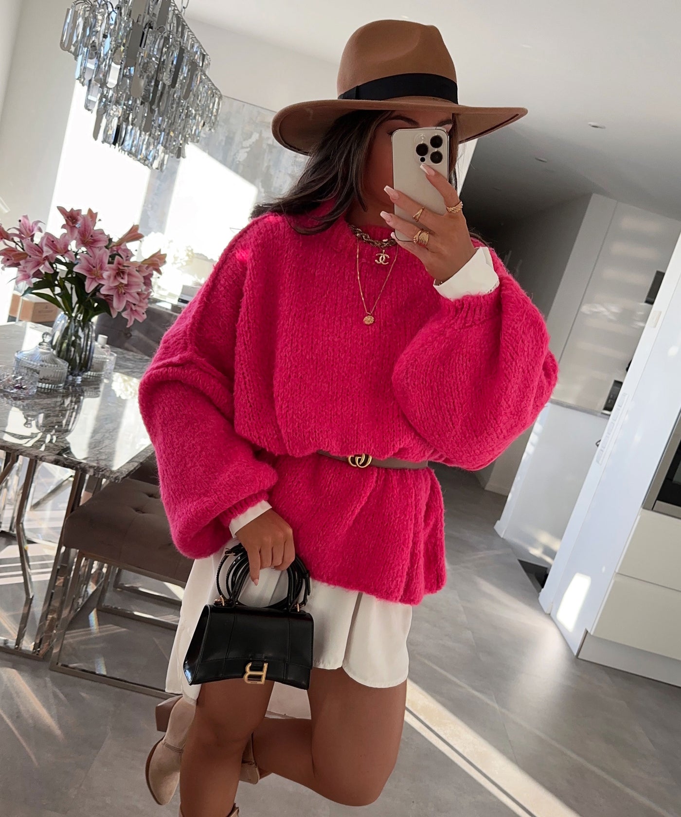 Oversize Pullover Nata Neon Pink  Ladypolitan ♡   