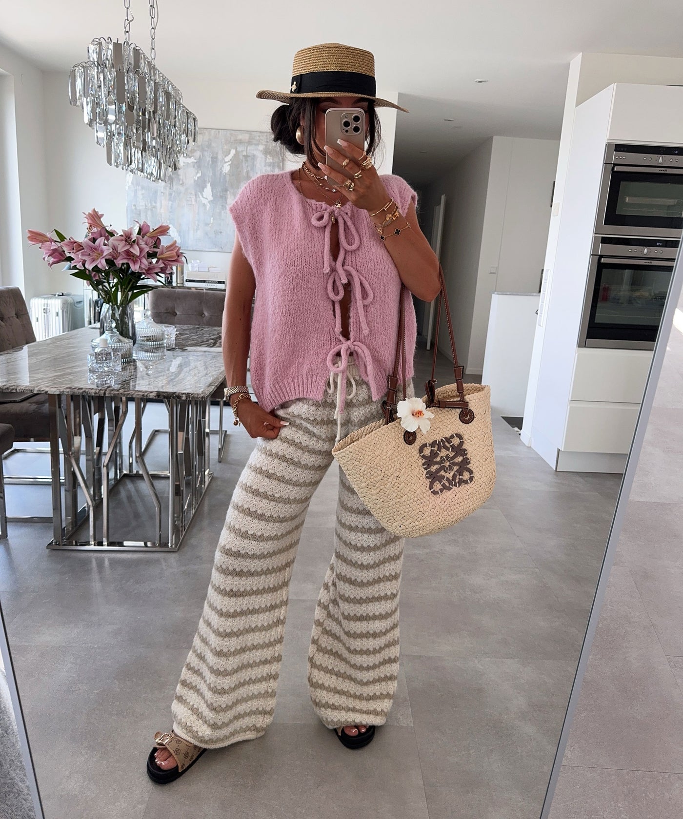 Schleifen Weste Zizi Rosa Ladypolitan ♡