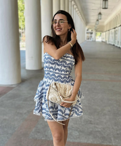 Kleid Zofia Blau Ladypolitan ♡