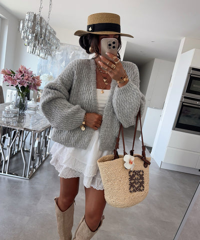Cardigan Devina Grau Ladypolitan ♡