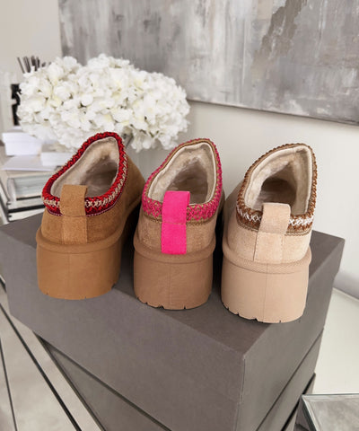 Plateau Schuhe Maila Camel  Ladypolitan ♡   