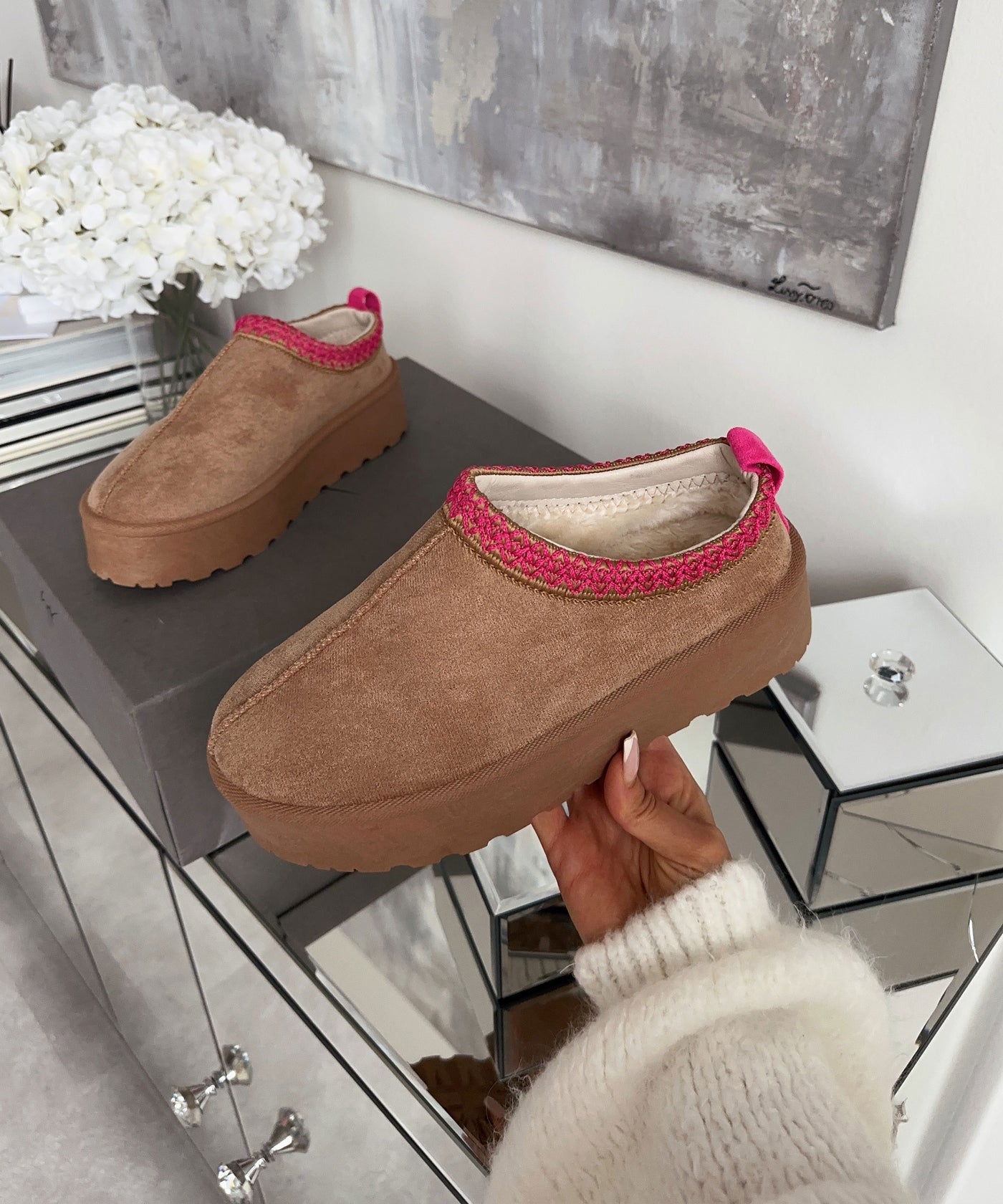 Plateau Schuhe Maila Camel  Ladypolitan ♡   