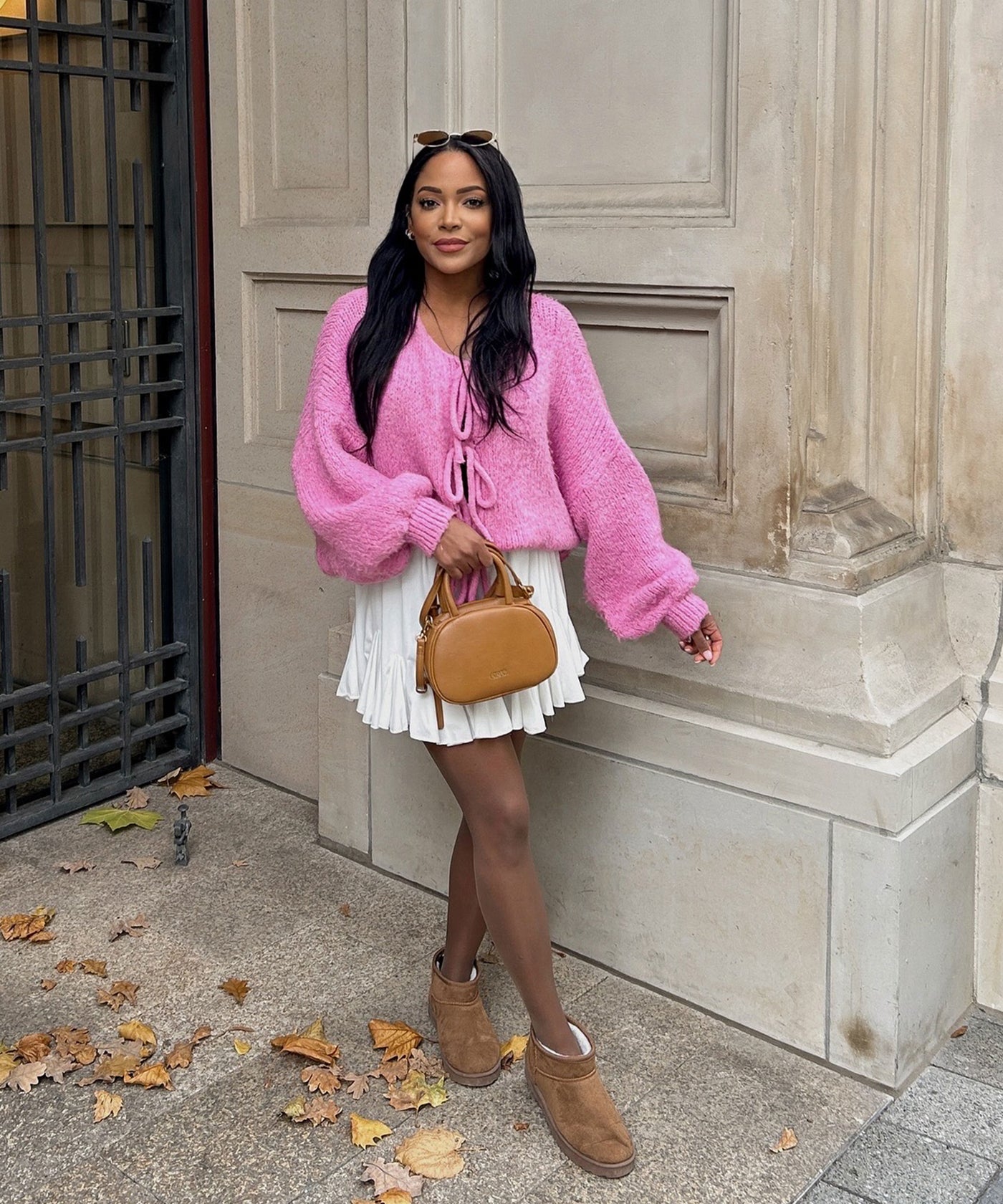 Cardigan Schleife Fia Fuchsia Pink Ladypolitan ♡