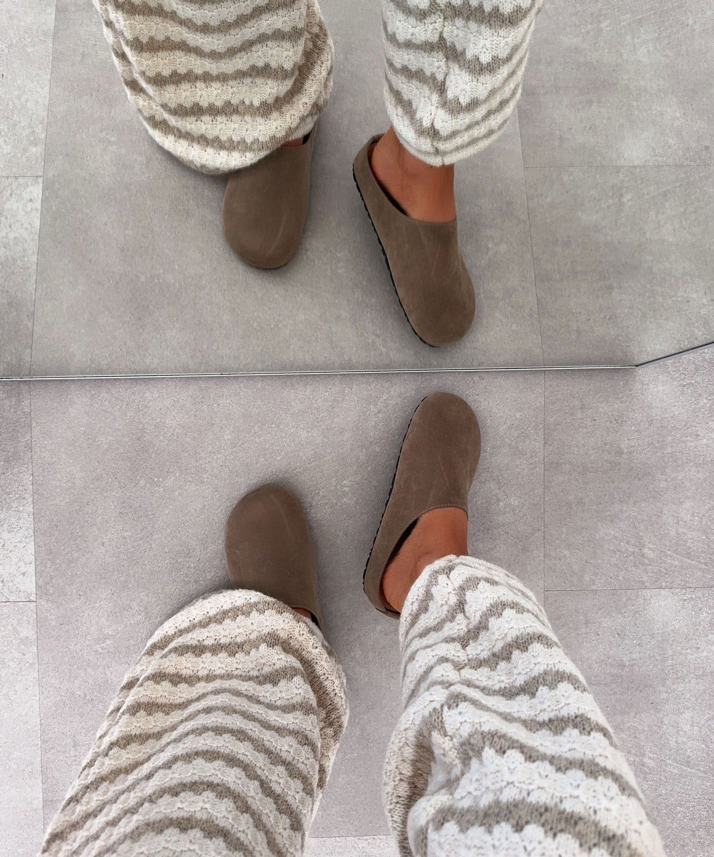 Pantoletten Ronia Khaki Ladypolitan ♡