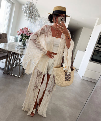 Kimono Luja Cremeweiß Ladypolitan ♡