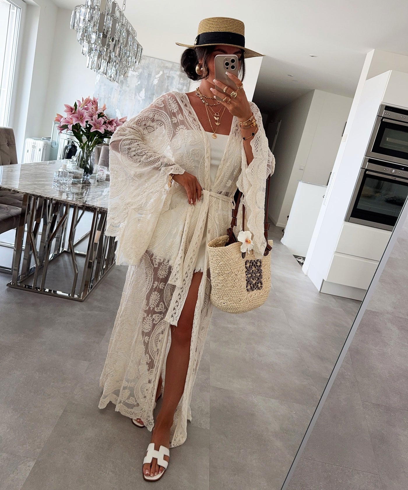 Kimono Luja Cremeweiß Ladypolitan ♡