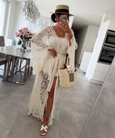 Kimono Luja Cremeweiß Ladypolitan ♡