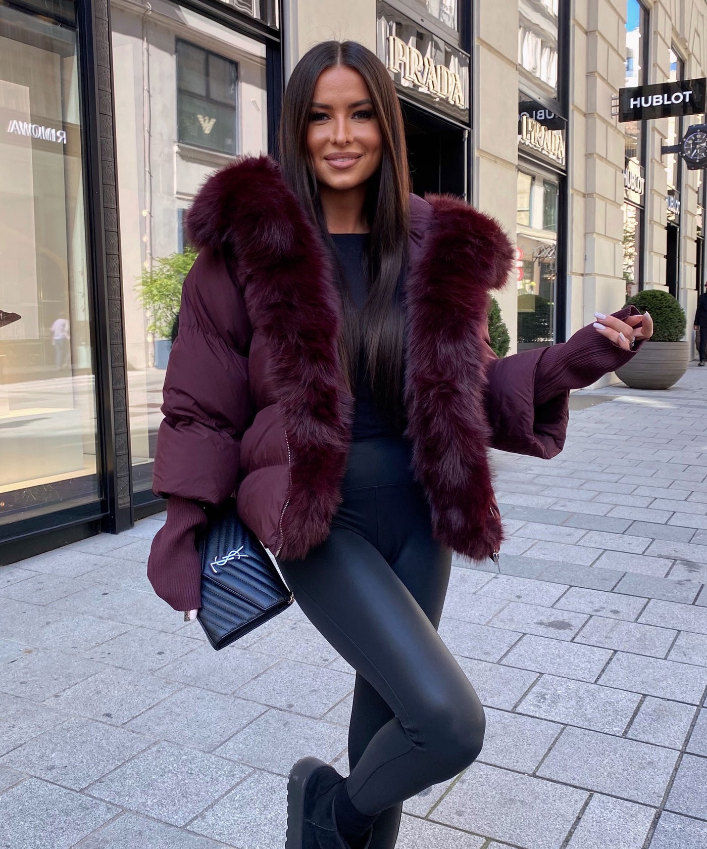 Jacke Fraya Weinrot Ladypolitan ♡
