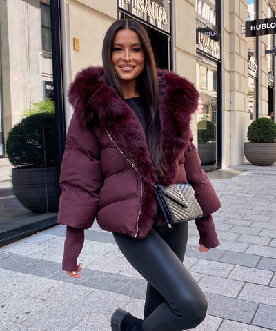 Jacke Fraya Weinrot Ladypolitan ♡