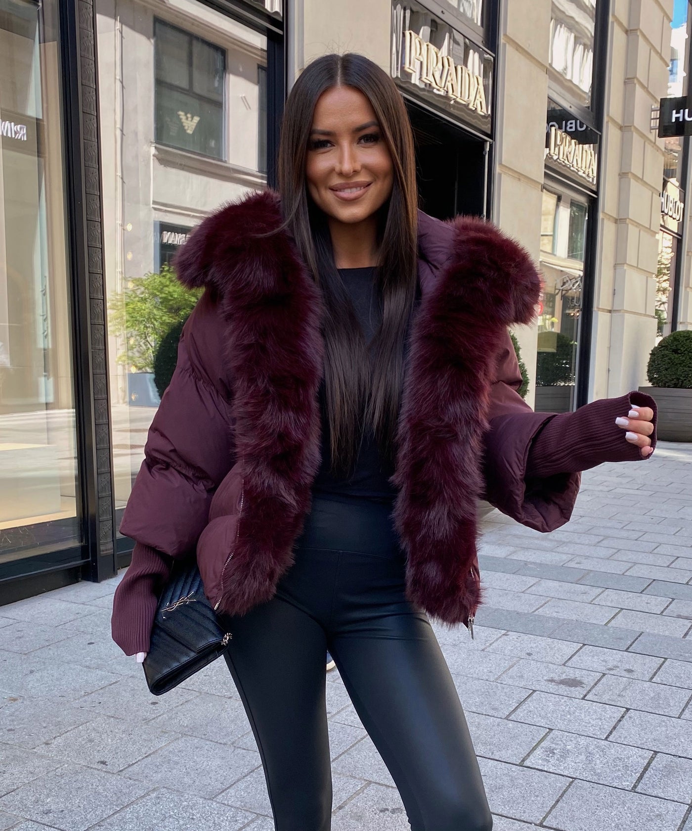 Jacke Fraya Weinrot Ladypolitan ♡