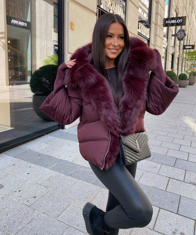 Jacke Fraya Weinrot Ladypolitan ♡