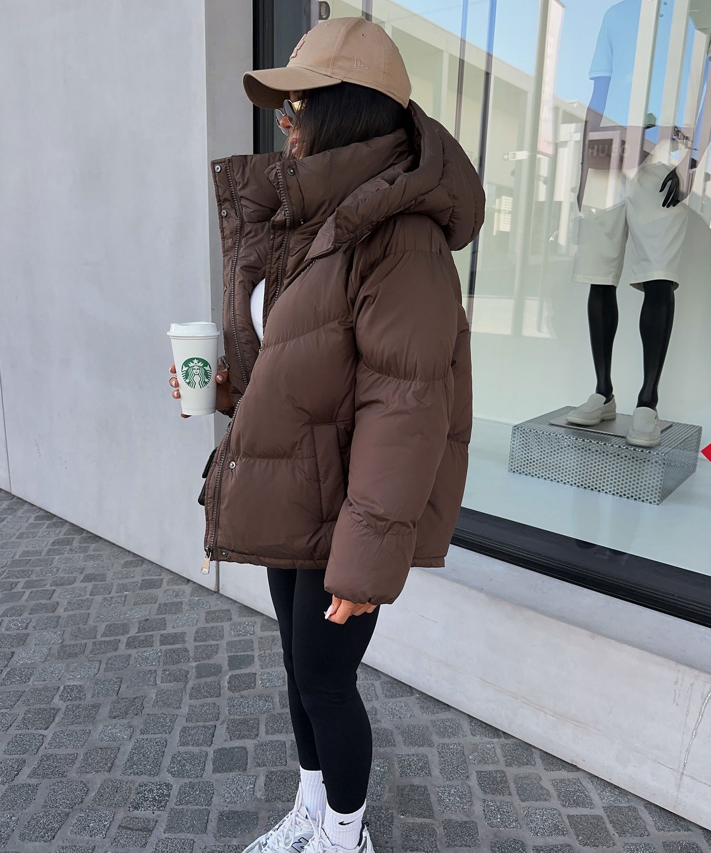Pufferjacke Fina Braun Ladypolitan ♡