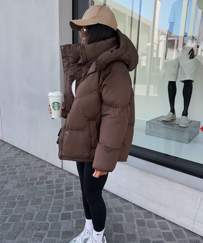 Pufferjacke Fina Braun Ladypolitan ♡