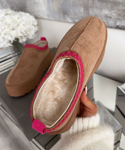 Plateau Schuhe Maila Camel  Ladypolitan ♡   