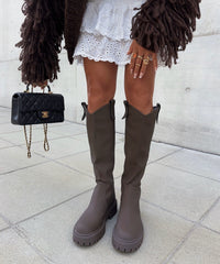 Stiefel Larifa Mattbraun