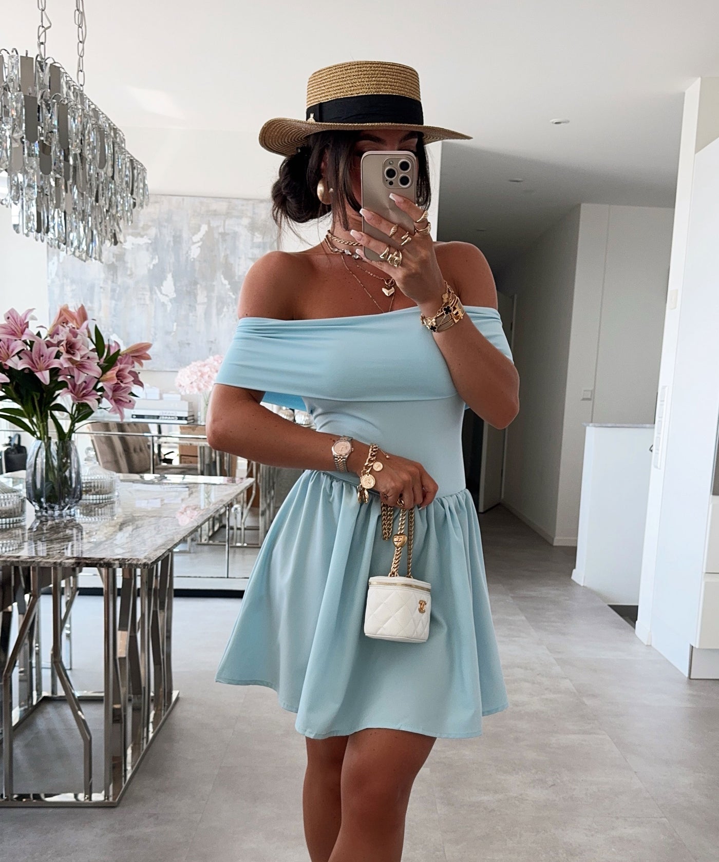 Kleid Punta Hellblau Ladypolitan ♡