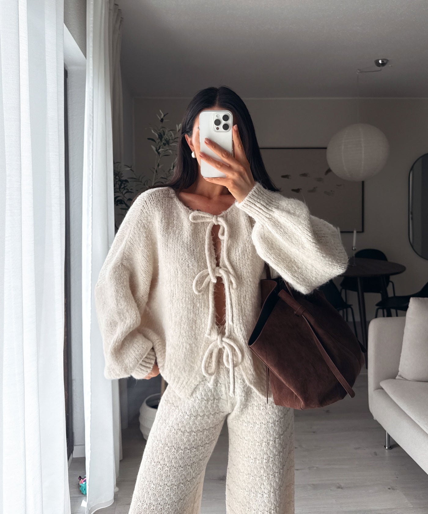 Cardigan Schleife Fia Beige Ladypolitan ♡