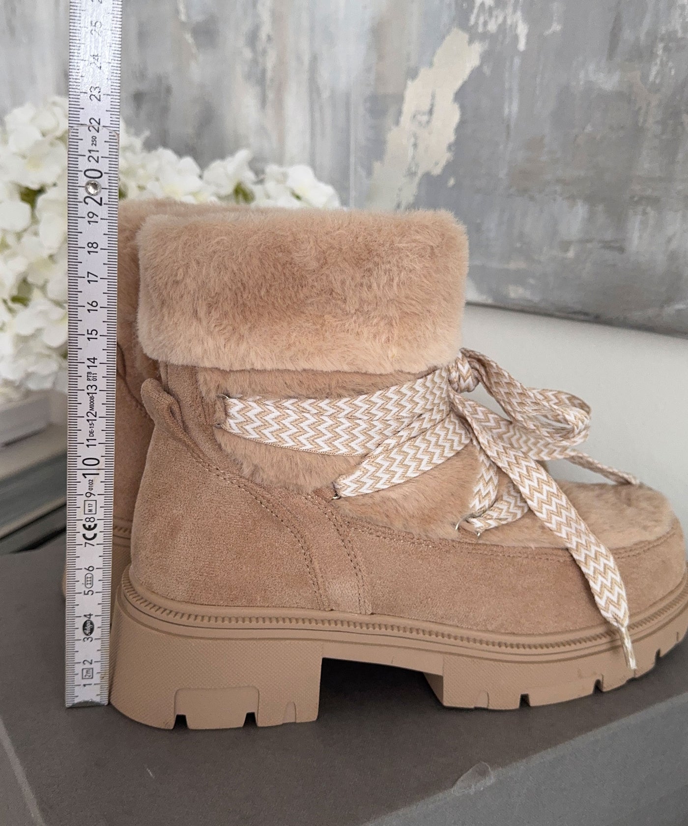 Teddyfell Stiefel Alani Taupe Ladypolitan ♡