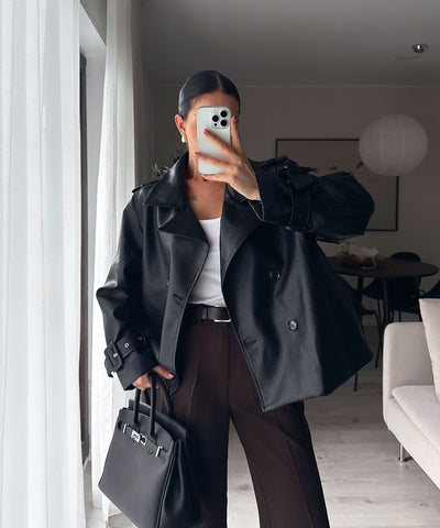 Lederjacke Gloria Schwarz