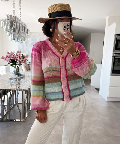Cardigan Elaisa Pink Ladypolitan ♡