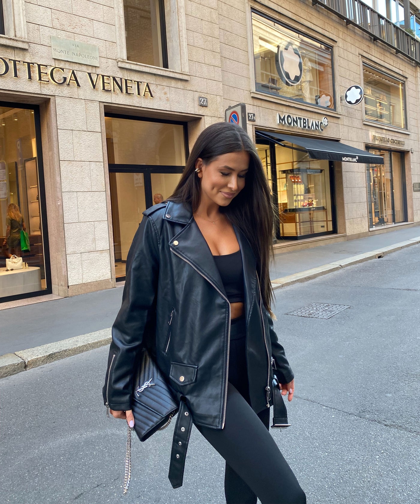 Lederjacke Valea Schwarz Ladypolitan ♡