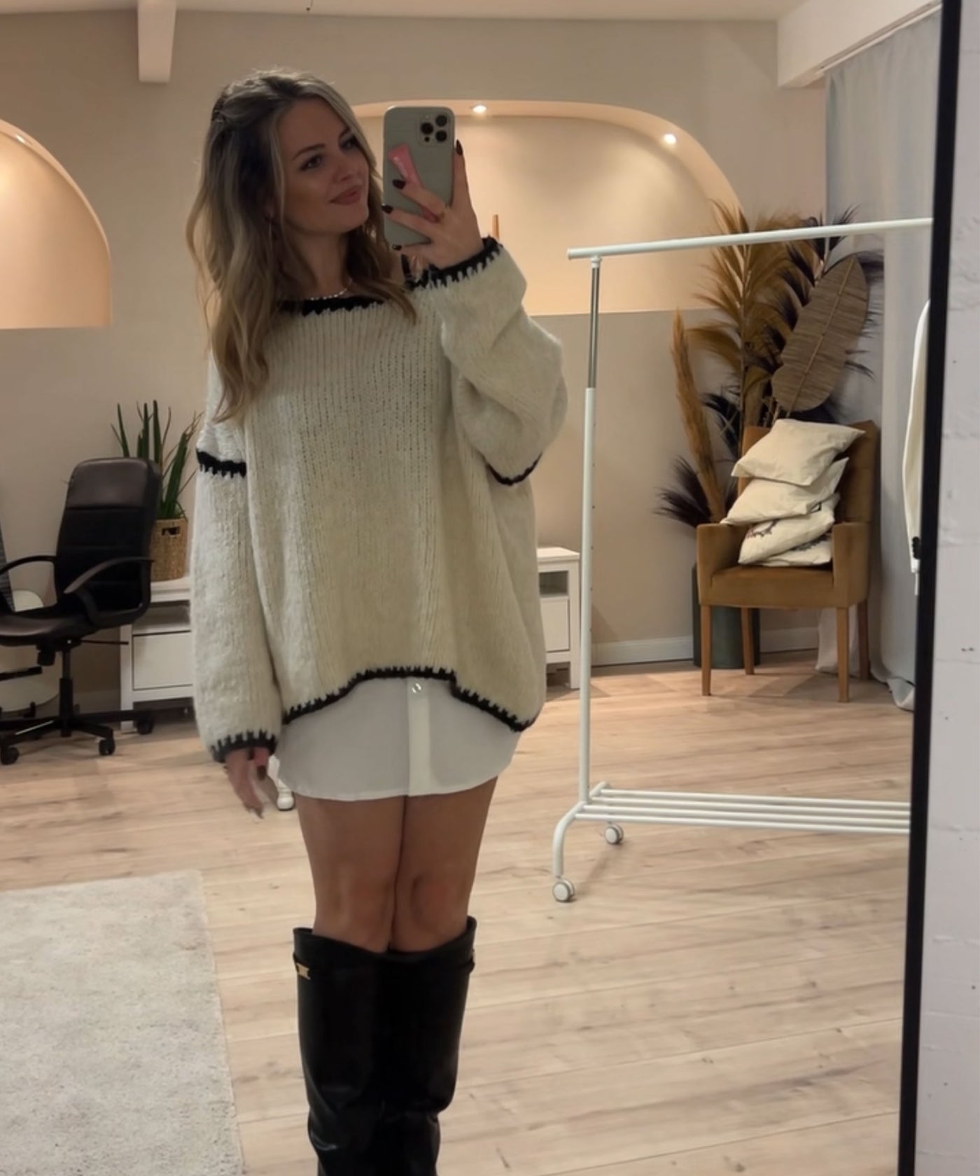 Pullover Helena Beige Ladypolitan ♡