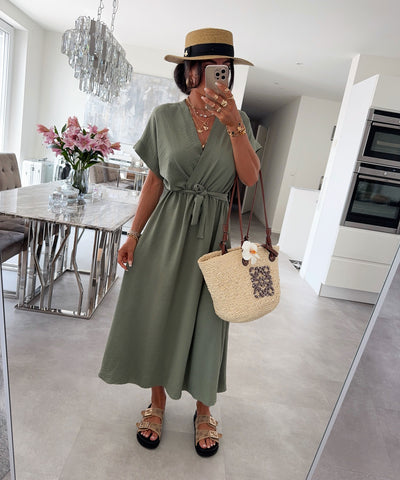 Kleid Enja Khaki Ladypolitan ♡