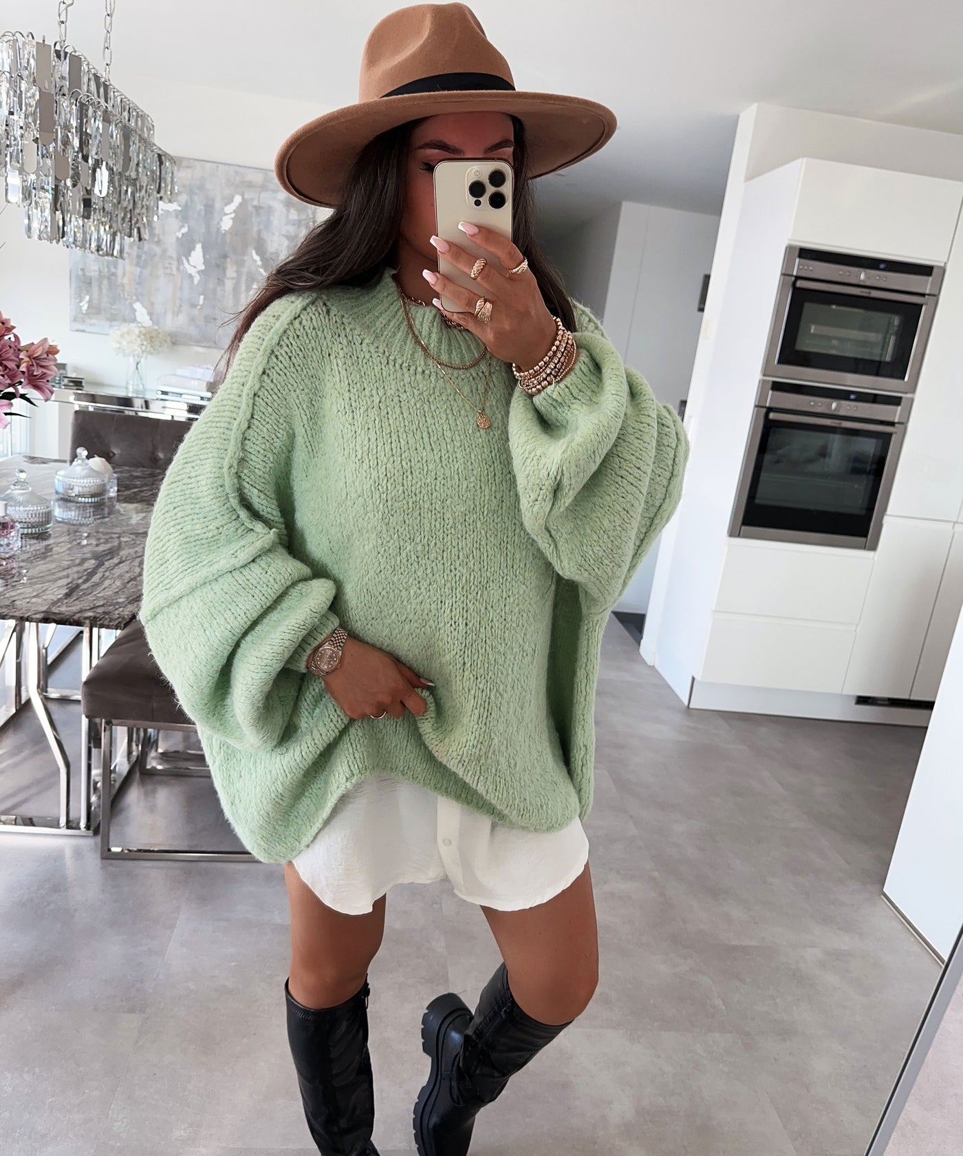 Oversize Pullover Nata Mint  Ladypolitan ♡   