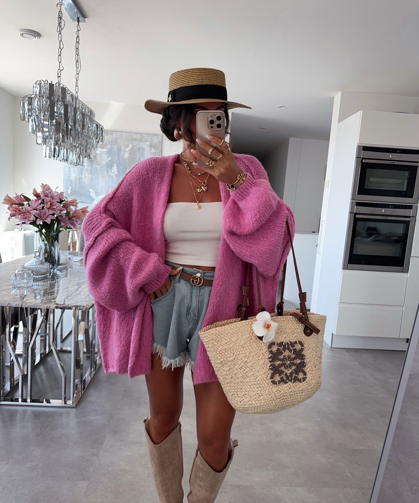 Cardigan Ray Pink Ladypolitan ♡