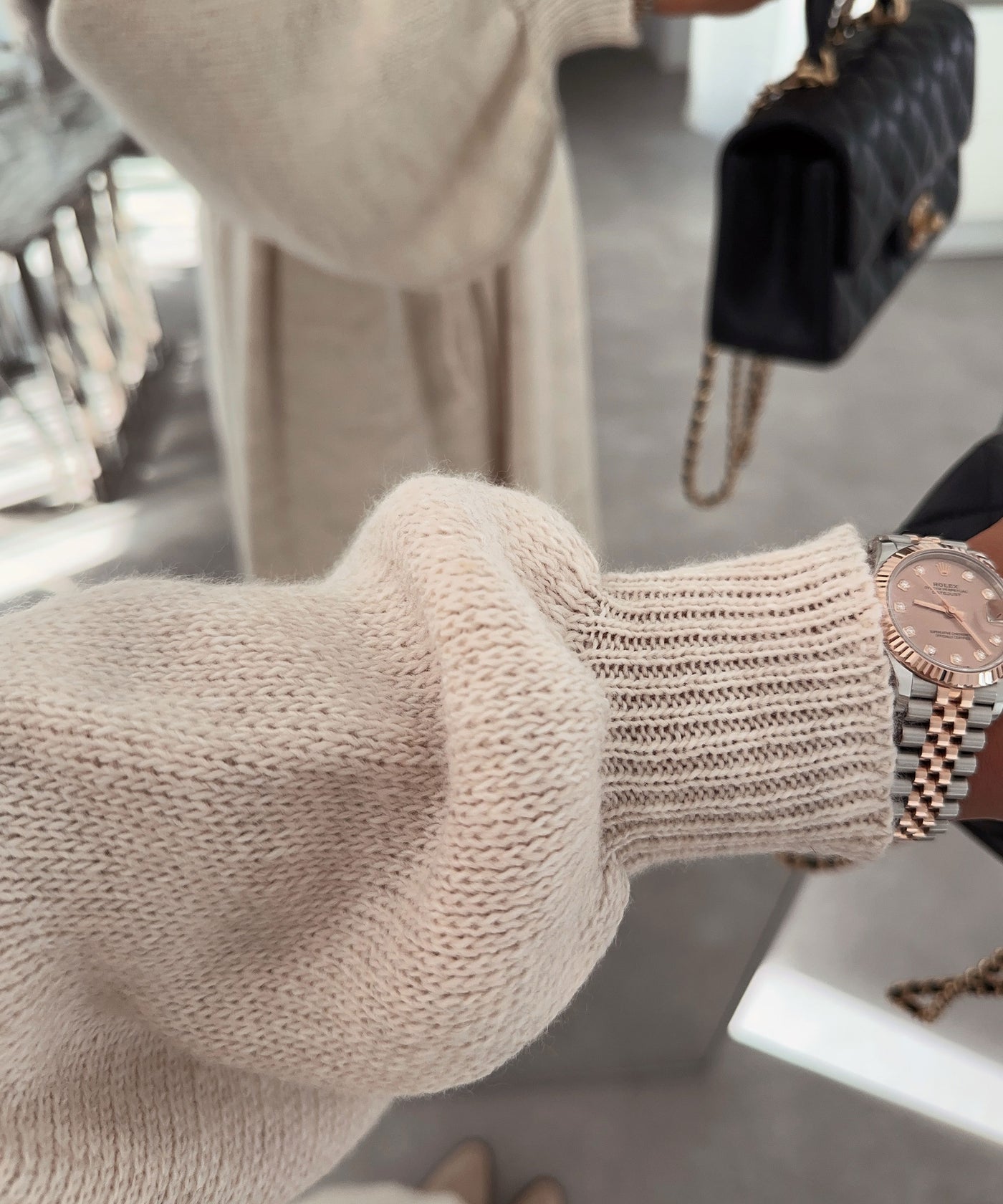 Maxi Cardigan Lisanne Beige Ladypolitan ♡