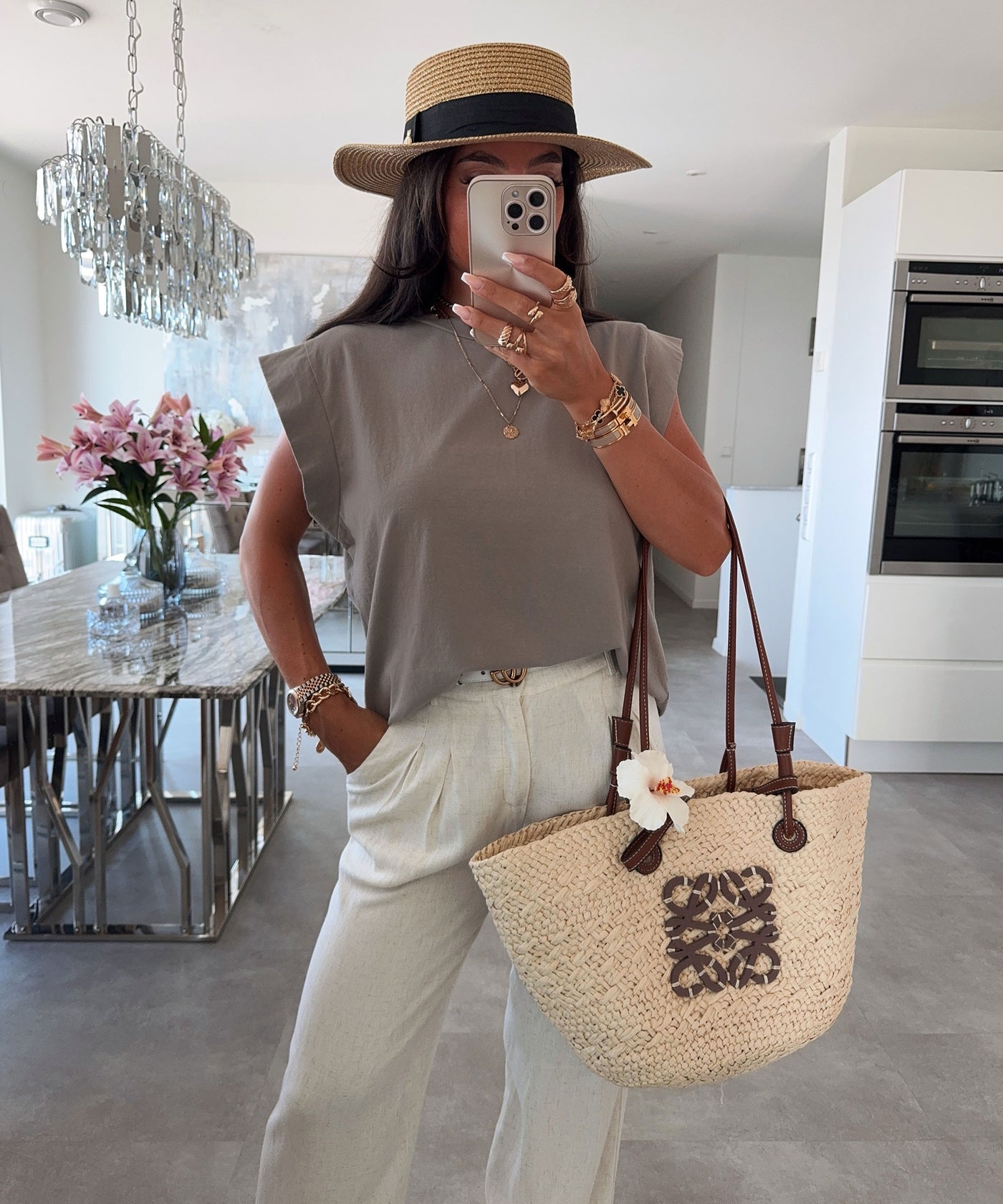 T-Shirt Romana Taupe Ladypolitan ♡