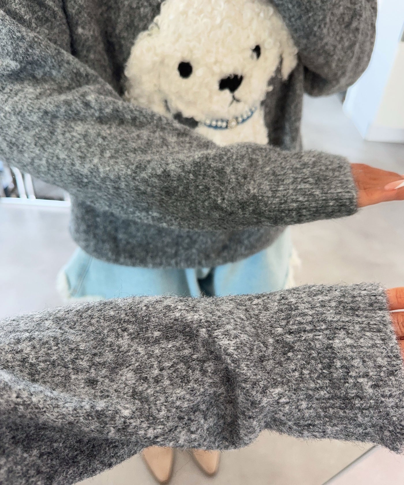 Pullover Liva Grau Ladypolitan ♡