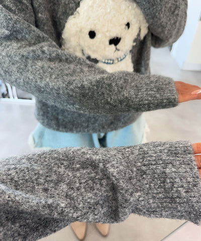 Pullover Liva Grau Ladypolitan ♡