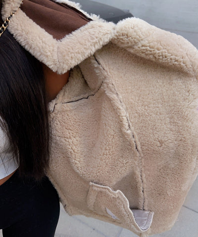 Lederjacke Penny Camel Ladypolitan ♡