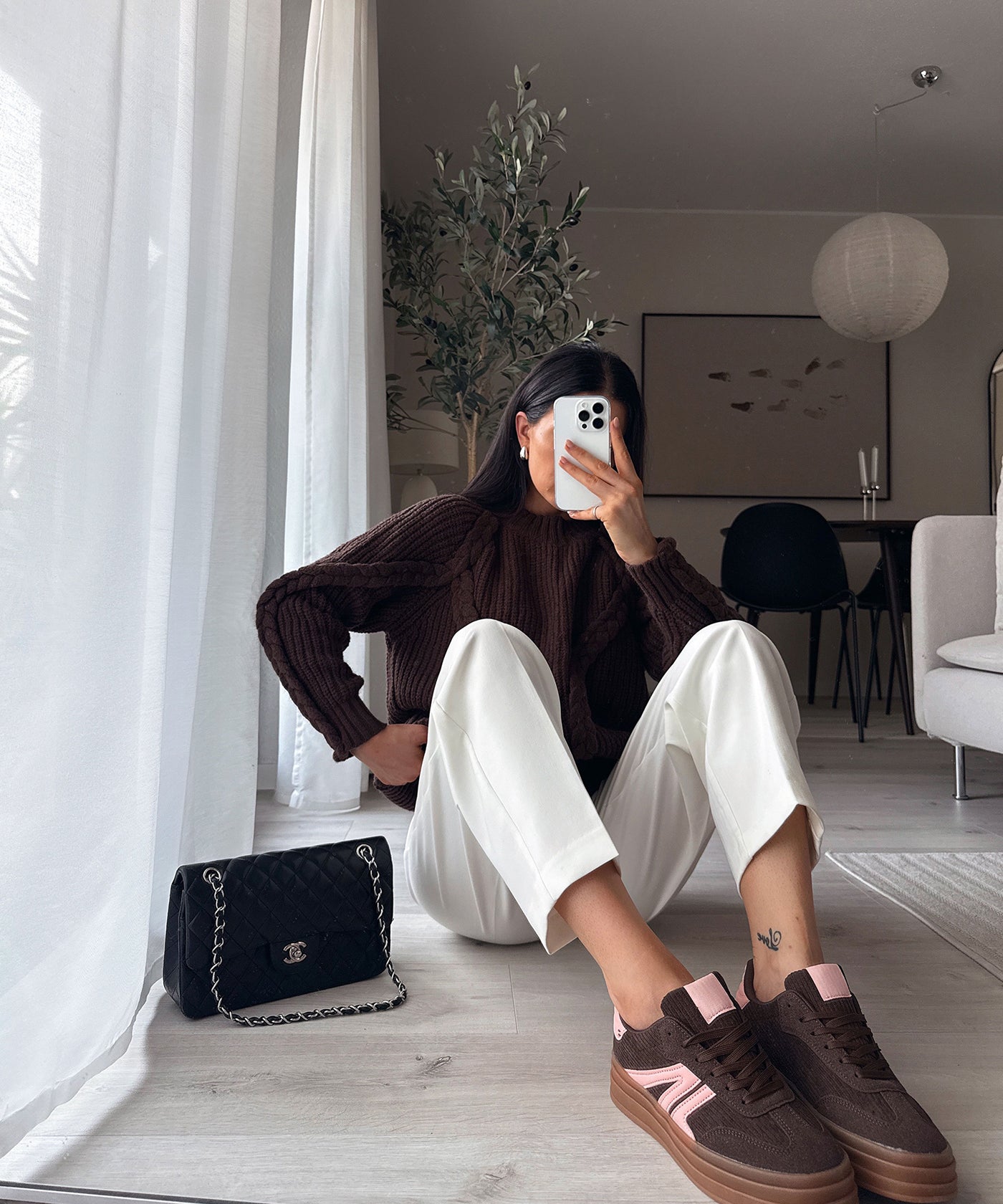Sneaker Kalia Braun Ladypolitan ♡