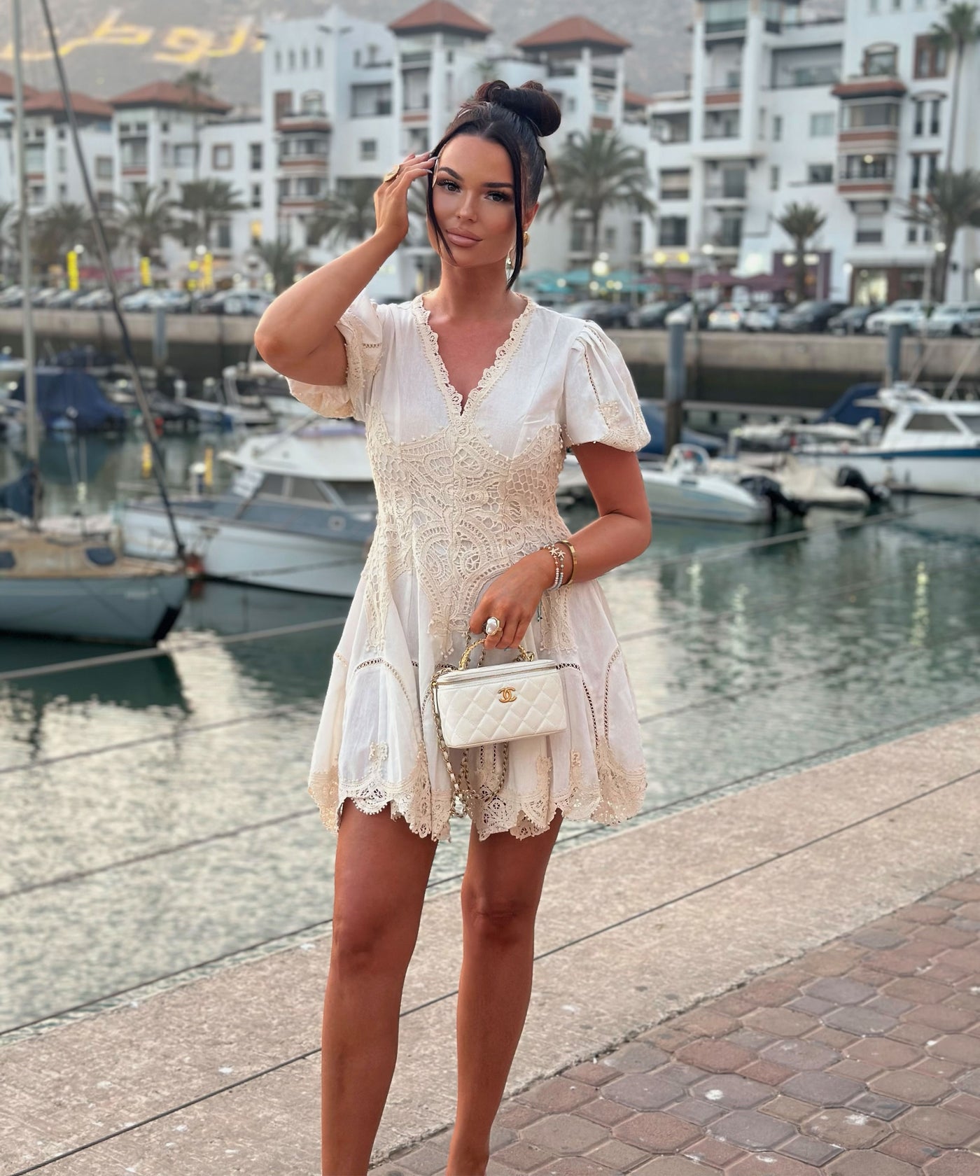Kleid Nola Weiß Ladypolitan ♡