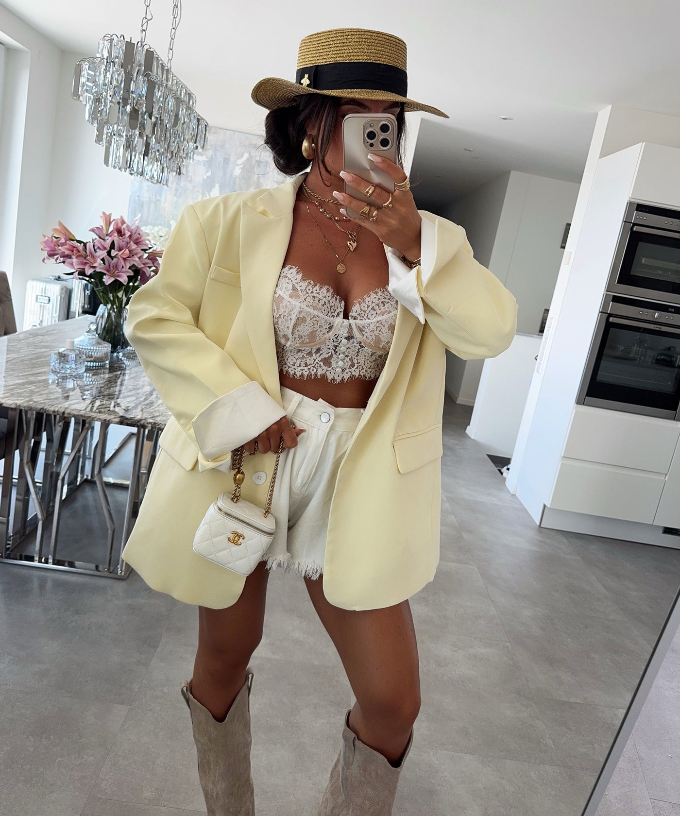 Oversize Blazer Trina Gelb Ladypolitan ♡