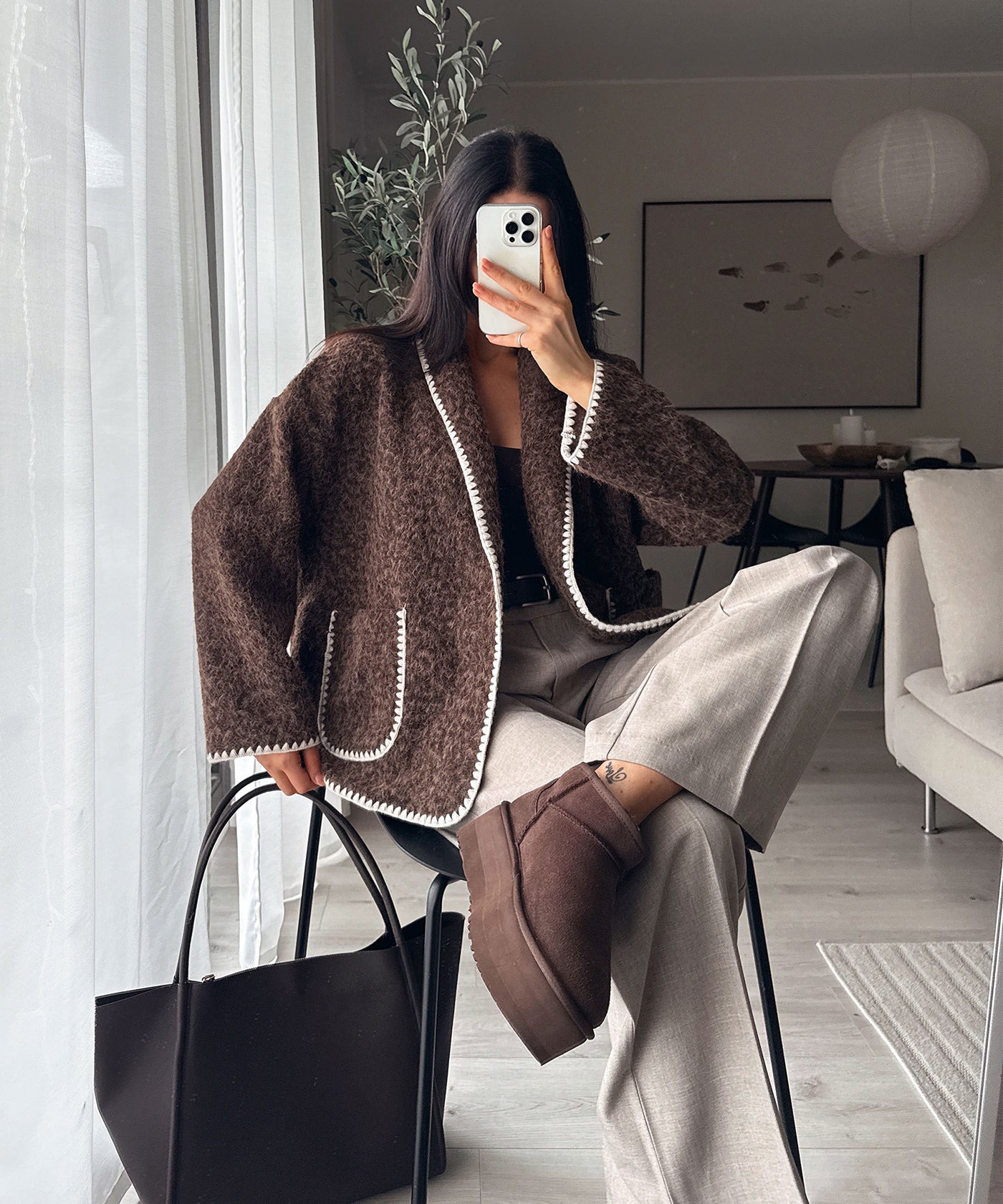 Cardigan Leandra Braun