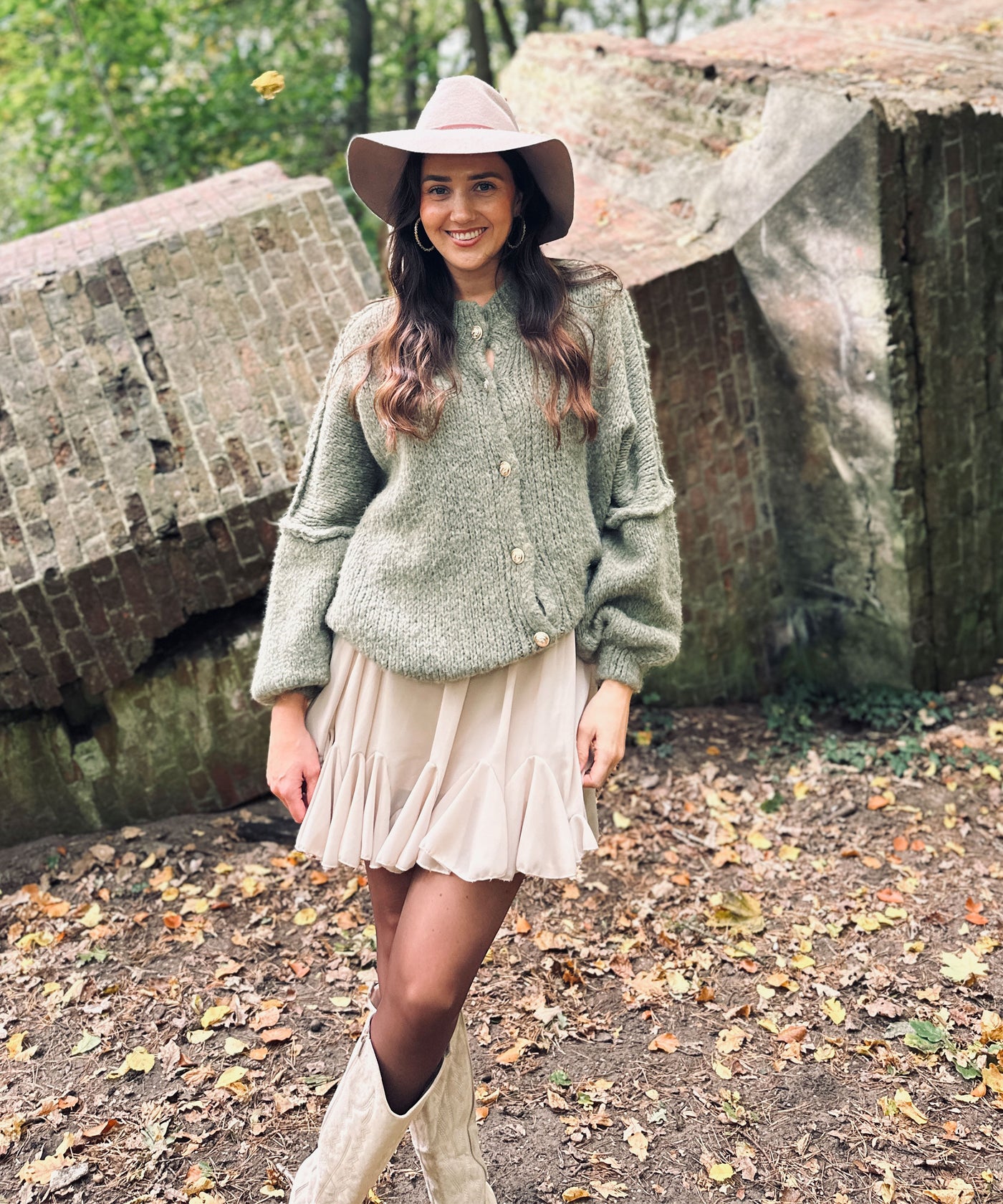 Rock Nicole Beige Ladypolitan - Fashion Onlineshop für Damen