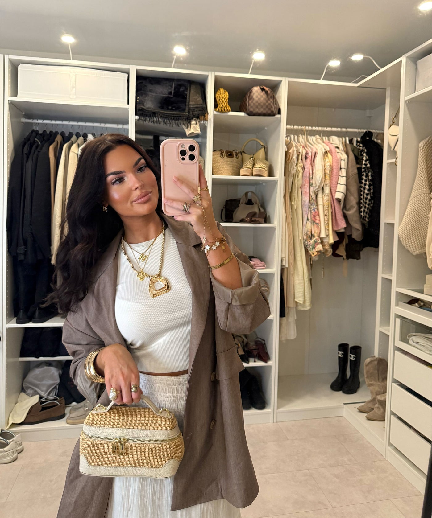 Oversize Blazer Menia Taupe