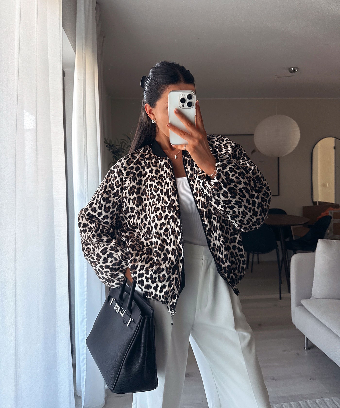 Viskose Jacke Jina Leo Hell Ladypolitan ♡