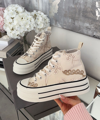 Plateau Sneaker Adi Beige Ladypolitan ♡