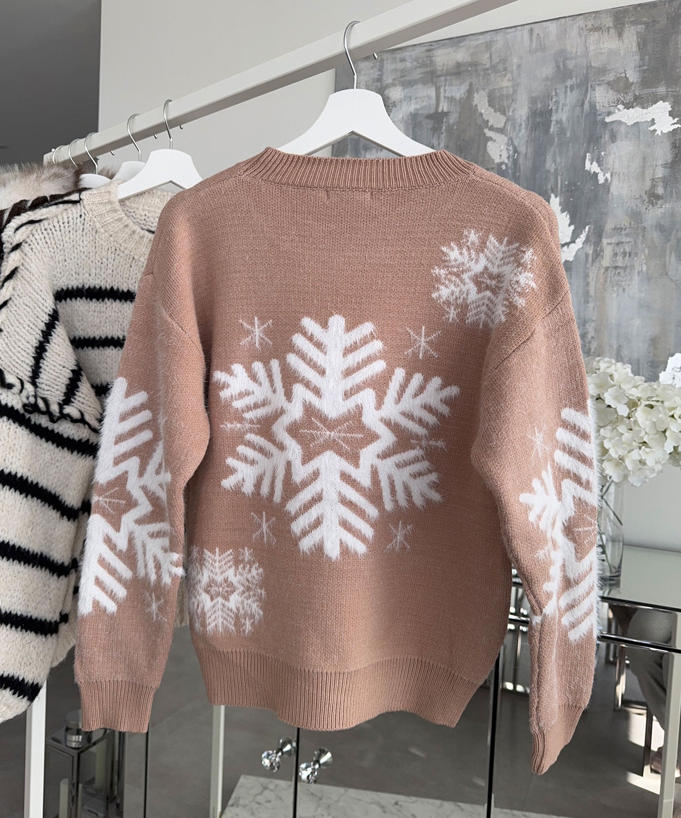 Pullover Snowflakes Camel Ladypolitan ♡